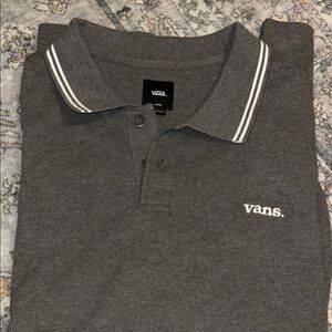 Vans Charcoal Polo Shirt for Men